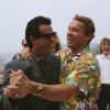 Arnold Schwarzenegger and Sylvester Stallone