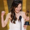Michelle Yeoh wins an Academy Award