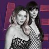 Dakota Johnson and Sydney Sweeney at a Madame Web premiere