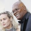 Brie Larson and Samuel L. Jackson
