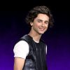 Timothee Chalamet promoting Wonka