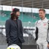 Keanu Reeves and Jenson Button