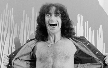 Bon Scott of ACDC