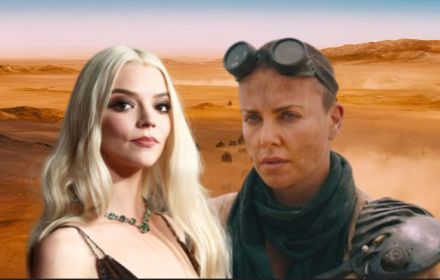 Anya Taylor-Joy and Charlize Theron