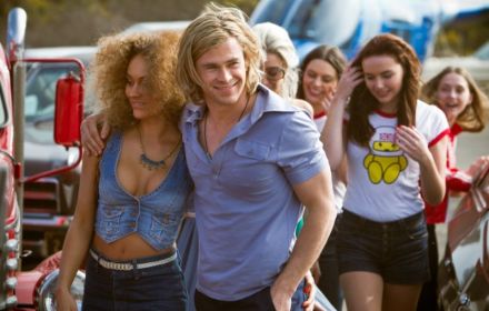 Chris Hemsworth as James Hunt in Rush