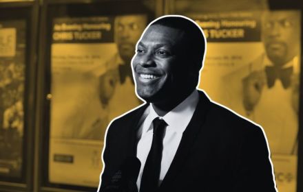 Chris Tucker on the red carpet