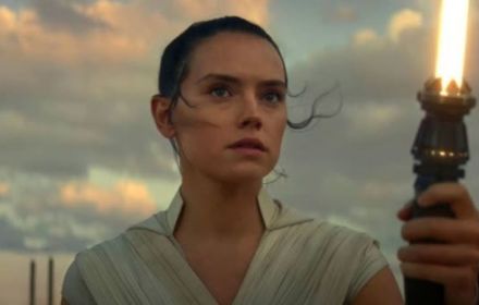 Daisy Ridley as Rey in Star Wars
