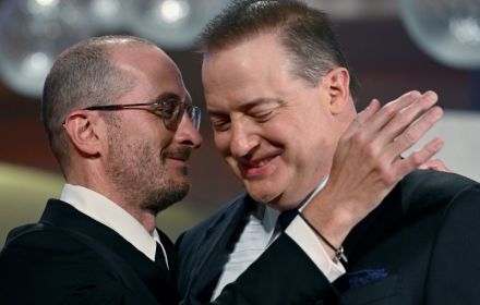 Darren Aronofsky and Brendan Fraser