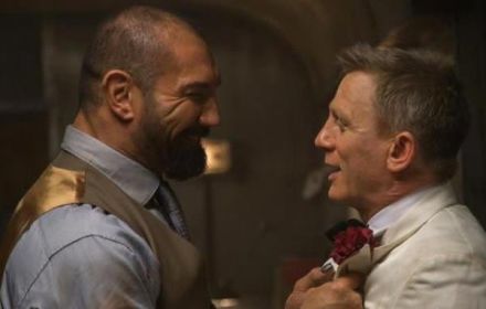 Dave Bautista and Daniel Craig