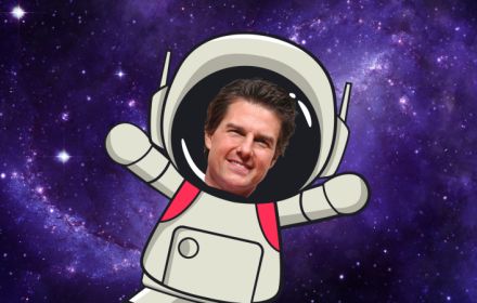 Tom Cruise in outer space