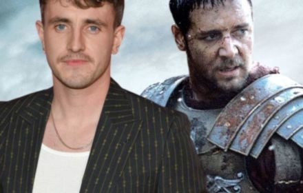 Paul Mescal and Russell Crowe