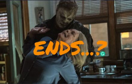 Laurie Strode battles Michael Myers