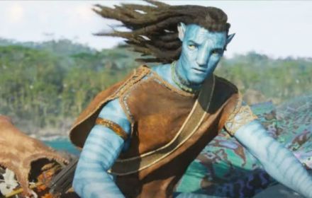 Sam Worthington in Avatar: The Way of Water