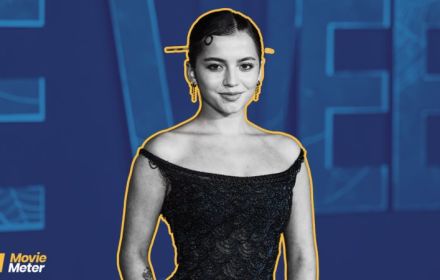 Isabela Merced at a movie premiere red carpet