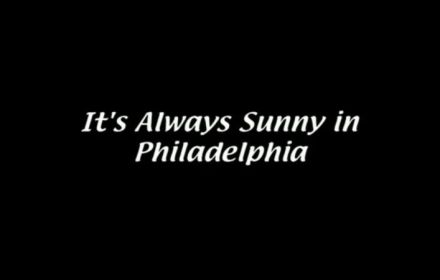 Always sunny intro screen