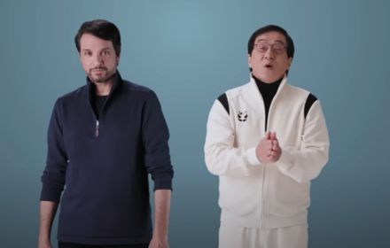 Ralph Macchio and Jackie Chan