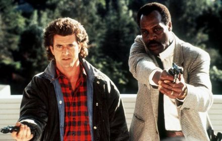 Mel Gibson and Danny Glover in Lethal Weapon