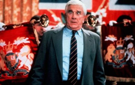 Leslie Nielsen in Naked Gun