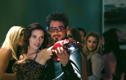 Robert Downey Jr. and Scarlett Johansson