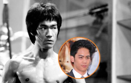 Bruce Lee and Mason Lee