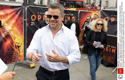 Matt Damon at the Oppenheimer premiere