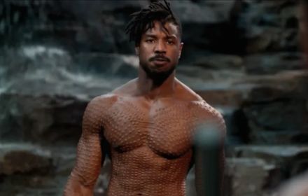 Michael B. Jordan in Black Panther