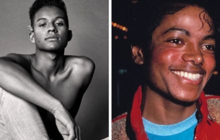 Jaafar Jackson and Michael Jackson