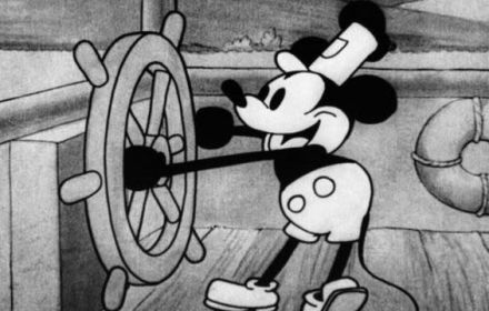 Steamboat Willie starring Mickey Mouse