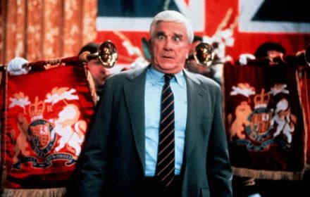Leslie Nielsen in Naked Gun