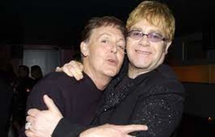 Paul McCartney and Elton John