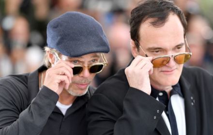 Brad Pitt and Quentin Tarantino