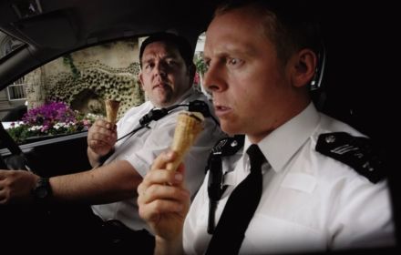 Simon Pegg in Hot Fuzz