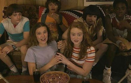 The main characters from Stranger Things