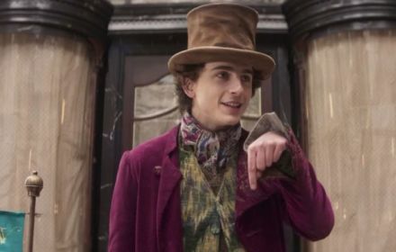 Timothee Chalamet as Willy Wonka