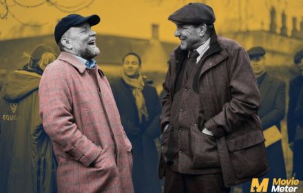 Vinnie Jones and Guy Richie on the set of The Gentlemen 2024