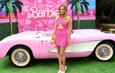 Margot Robbie at the Barbie premiere