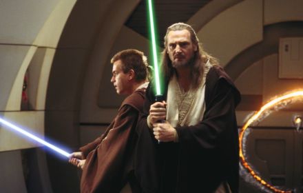 Liam Neeson and Ewan McGregor in The Phantom Menace