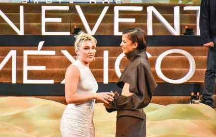 Florence Pugh and Zendaya at the Dune: Part Two premiere