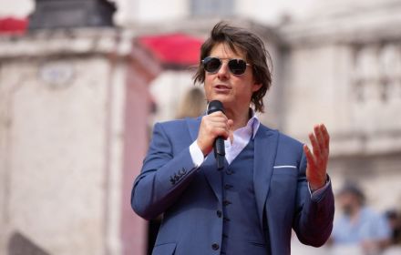 Tom Cruise at the Dead Reckoning premiere