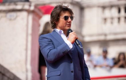 Tom Cruise at the Dead Reckoning premiere