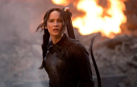 Jennifer Lawrence in The Hunger Games