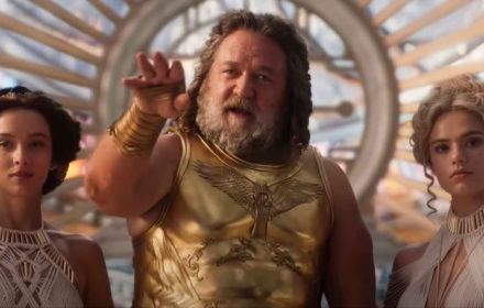 Russell Crowe as Zeus in Thor: Love and Thunder