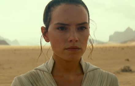 Daisy Ridley as Rey in Star Wars